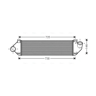 Imagen de PRASCO FDA4438 Intercooler FORD: Focus 2, S Max Mk1, MONDEO 4 Stufenheck