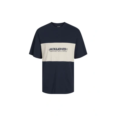 Imagen de JACK &amp; JONES Jjecorp Graphic tee SS O Neck Noos Camiseta, Black/Detail:01, XXL Hombres