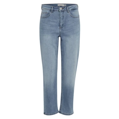Imagen de ICHI Raven Vaqueros rectos, Mujer, Talla: 30, Light blue
