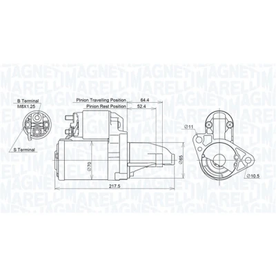 Imagen de Motor de arranque MAGNETI MARELLI 063721452010