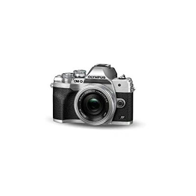 Imagen de Kit de cámara del Sistema Micro Four Thirds Olympus OM D E M10 Mark IV, Sensor 20 Mpx, Visor electrónico, vídeo 4K, Wi Fi, Plata, Incluye el M.Zuiko Digital ED 14 42mm F3.5 5.6 EZ Pancake Plata