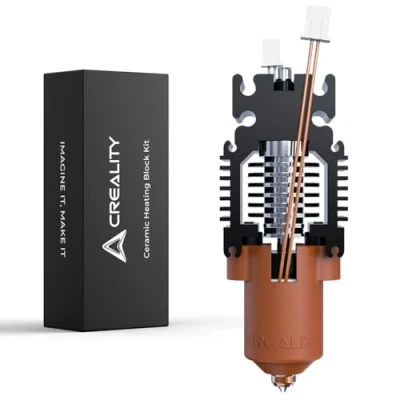 Imagen de Creality kit de bloque calefactor cerámico la Ender 3V3 SE KE con boquilla intercambio rápido, extremo caliente compatible impresión a alta velocidad 300 C y 600 mm/s
