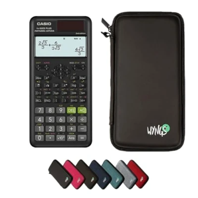 Imagen de CALCUSO Paquete Básico Negro con Calculadora Casio FX 85ES Plus 2nd Edition (Inglés)