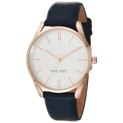 Imagen de Nine West Reloj de Vestir NW/1994RGNV, Azul