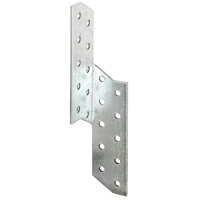 Imagen de Alberts 330941 Escuadra asimétrica, a la derecha y izquierda, Galvanizado Sendzimir, 32 x 170 mm, Juego de 12