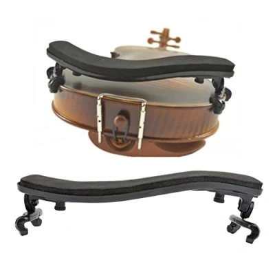 Imagen de TIMESETL Respaldo de Hombro Violín 3/4 4/4 Goma Acolchado para Ajustable Violín, Almohadilla Violin Shoulder Rest Hombrera Violin, Accesorios