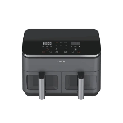 Imagen de Freidora de aire Cosori Dual Basket Chef Edition, 1750 W, 8.5 l, Doble cesta iluminada, Negro