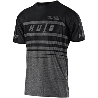 Imagen de Maillot Ciclismo Hombre Verano Bicicleta Montaña Bike MTB Camiseta con Mangas Cortas para De Carretera/Multideporte/Fitness (5XL,style 18)