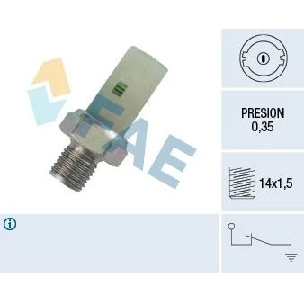 Imagen de EPS 1.800.076 Sensor de Presión Aceite M14x1,5 Made in Italy OE Equivalent RENAULT: TWINGO 1, MASTER 2 Kasten, Super 5 Hatchback, VOLVO: S40 I