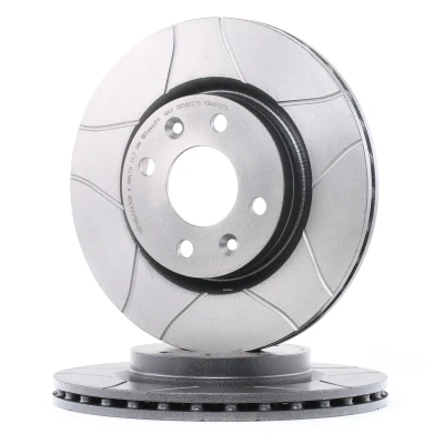 Imagen de BREMBO MAX LINE 09.5802.76 Disco de freno 259 20,6 4 ventilación interna, ranurado revestido con tornillos RENAULT: Kangoo I, CLIO 1, 2