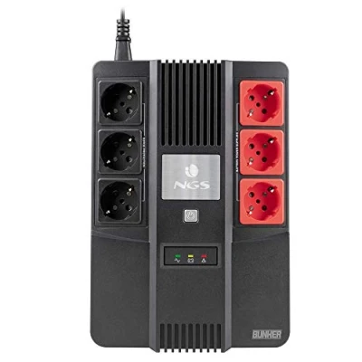 Imagen de Ups Ngs Fortres Bunker (360w) Con Batería De 12v/7, Función Avr.