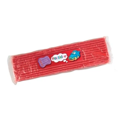 Imagen de Losa de plastilina un solo color, 400 g, rojo, compuesto modelado para animadores profesionales y fabricantes modelos, nunca se seca, hace esculturas, modelos animaciones stop motion