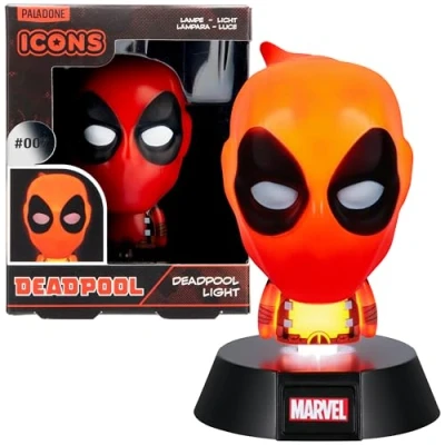 Imagen de luz 3D Deadpool Producto oficial Disney Marvel, para oficina, sala de juegos, dormitorio, regalo fans Marvel