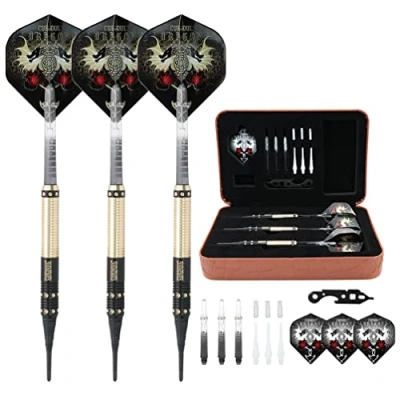 Imagen de CUESOUL 16 Grams Deluxe Soft Tip Darts Set with Luxury Case（JL STL B1104+D602）