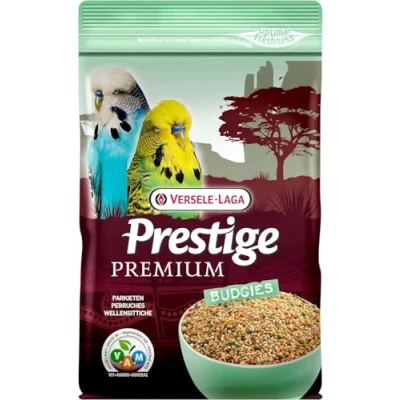 Imagen de Versele Laga Prestige Premium Budgies 800 g Mezcla de Semillas enriquecida con gránulos extruidos VAM Periquitos Puede Utilizarse como alimento básico