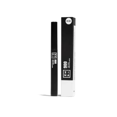 Imagen de 3INA MAKEUP The 24h Pen Eyeliner 900 (mini) Negro Líquido Mate Delineador de Ojos Tamaño Viaje Apto para Sensibles Vegan Cruelty Free