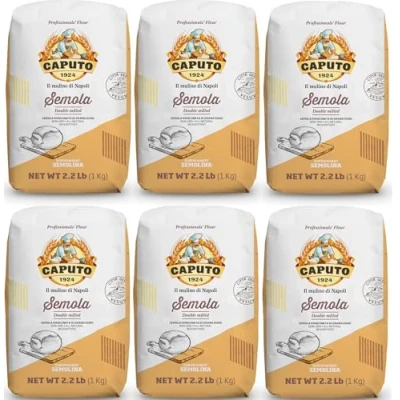 Imagen de molino caputo Antico semola de grano duro rimacinata 4 pack