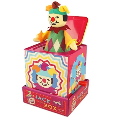 Imagen de Majigg WD211 Jester Jack en la caja, juguete musical tradicional, Multicolor (Keycraft , color/modelo surtido