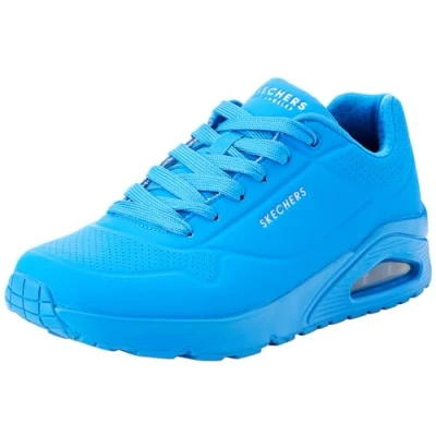 Imagen de Skechers Uno Stand On Air, Zapatillas para Hombre, Blue Durabuck Mesh, 39 EU
