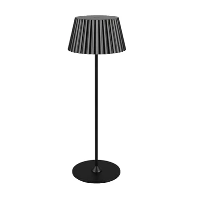 Imagen de Reality Leuchten Suárez lámpara de mesa LED recargable, negro, altura 39 cm, metal
