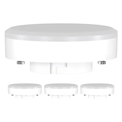 Imagen de ledscom.de 4 unidades Bombilla LED GX53, blanco cálido (2700 K), 10,6 W, 1038 lm, 115, mate