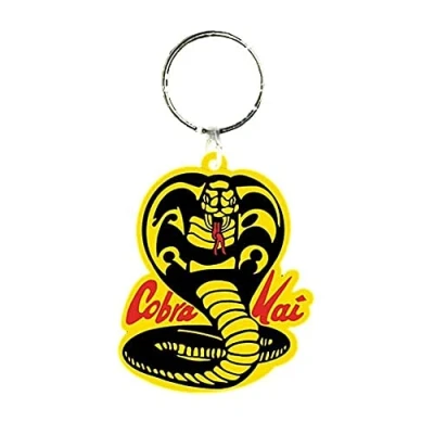 Imagen de Cobra Kai (Snake) Rubber Keychain, Llavero Unisex adulto, Multi, One Size