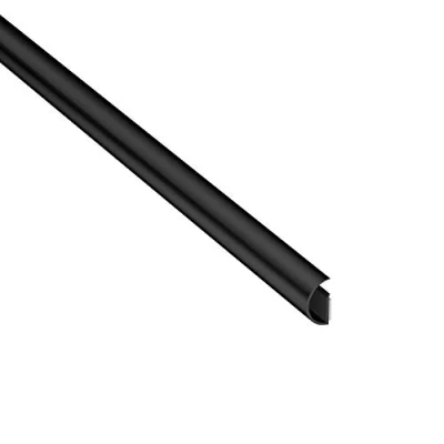 Imagen de D Line, Micro+ CableTraC 1MCT2010B, Popular canaleta para cables, solución organizadora de cables en negro, Versátil la gestión 20 mm (Ancho) x 10 (Alto) 1 m (L) Negro