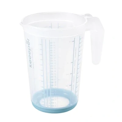 Imagen de keeeper Jarra medidora con base antideslizante, 1,5 L, Massimo, Azul Nordic