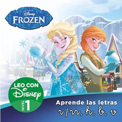 Imagen de Frozen. Leo con Disney (Nivel 1). Un cuento para cada letra: r/rr, h, b, v (Disney. Lectoescritura) (Aprendo Disney)