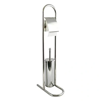 Imagen de MSV 141311 Juego para EL WC, Acero Inoxidable, Cromado, 80x30x16.5 cm