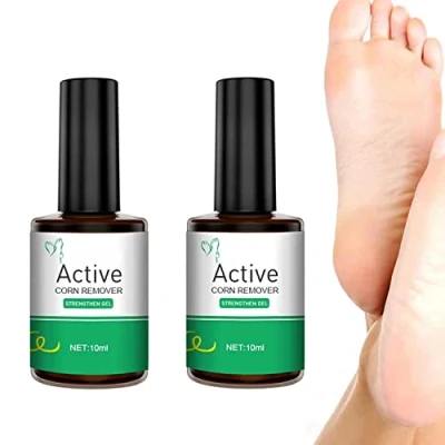 Imagen de Active Corn Remover Strengthen Gel,Corn Gel Extra Strength, Instant Blemish Removal Gel,Wart Liquid,Corn Liquid for Feet Toes Hands Care,Easy to Remove Calluses (2pcs)