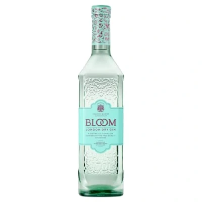 Imagen de Bloom London Ginebra seca con cítricos florales, sin azúcar, gluten, apta para veganos
