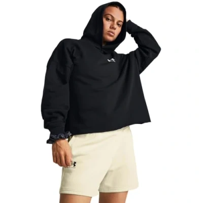 Imagen de Under Armour Rival Terry Hoodie Sudadera, Mujer, Talla: Small, Black/white