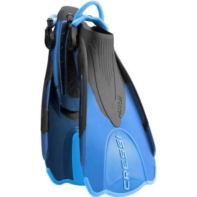 Imagen de CRESSI Maui Short Fins Aletas Cortas, Unisex Adult, Azul/Azul Claro, S/M (38/41 EU)