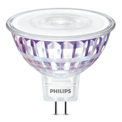 Imagen de Philips CorePro 7W GU5.3 A+ Blanco neutro Lámpara LED (Blanco neutro, A+, 8 kWh, 5 cm, 4,5 34 g)
