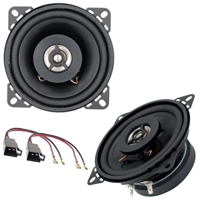 Imagen de sound way Altavoces 2 vías 10 cm 100 Watt Compatible con Renault Clio, TWINGO