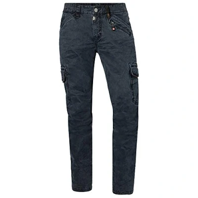 Imagen de Timezone Regular Ben Cargo Pantalones, Azul (Dark Night Blue 3115), 30W x 32L para Hombre