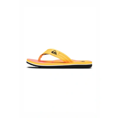 Imagen de Quiksilver Molokai Layback Sandalias de dedo para niños, Talla: 35, Fiery coral bloomfade Zapatos
