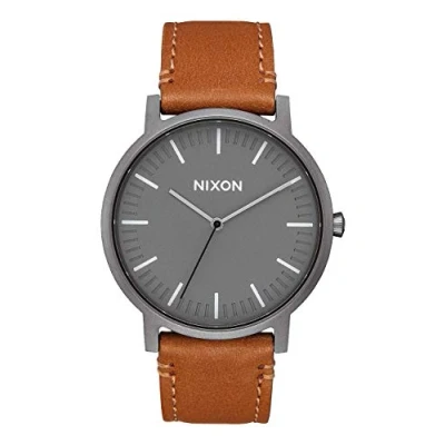 Imagen de Nixon Reloj Analógico para Unisex Adultos de Cuarzo con Correa en Cuero A1058 2494 00