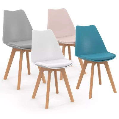Imagen de IDMarket SARA Mix Color Pastel Rosa, Blanco, Gris Claro, Azul