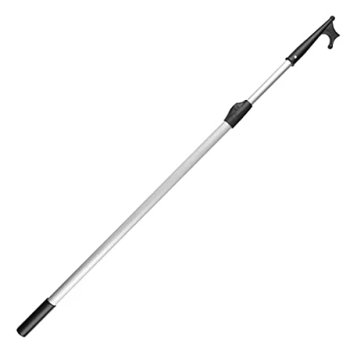 Imagen de Sprenger Gancho telescópico para barco de aluminio anodizado, compacto, bloqueable y extensible, 110 177 cm, diámetro 30 mm, flotante resistente al agua mar