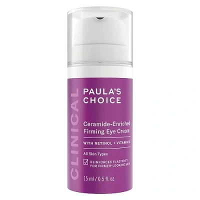 Imagen de Paula’s Choice CLINICAL Crema Contorno de Ojos Hidratante Reafirmante Antiedad y Antiarrugas con Ceramidas, Vitamina C &amp; Retinol Todos Tipos Piel 15 ml