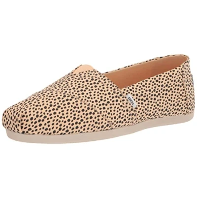 Imagen de TOMS Alpargata Print, Mocasines Planos Mujer, Multicolor (Mini Guepardo Beige Miel), 37 EU