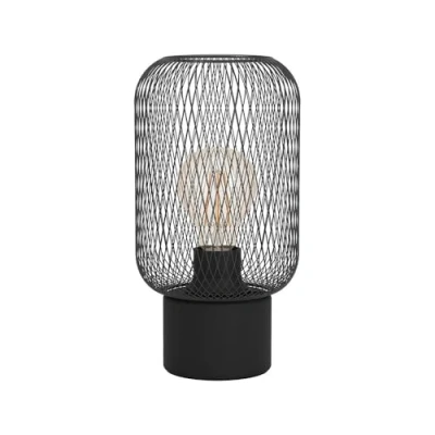 Imagen de Eglo LB19, Lámpara de mesa, 1 bombilla E27, color negro