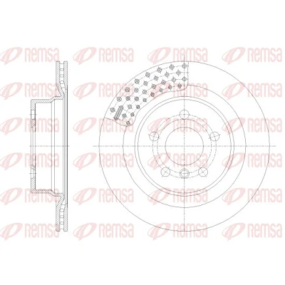Imagen de REMSA Disco de freno BMW: 3 Sedán, Touring Eje trasero 300mm 20mm 5 ventilado 62551.10 34206877213,34206880071,6877213,6880071 Discos