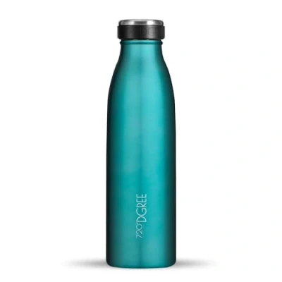 Imagen de 720DGREE Botella Agua Acero Inoxidable “milkyBottle“ 500ml Sin BPA Free, Antigoteo y Prueba de Fugas Frasco térmico, Cantimplora Aislada Bebida con Gas, Deporte, Escuela, Gimnasio, Exteriore