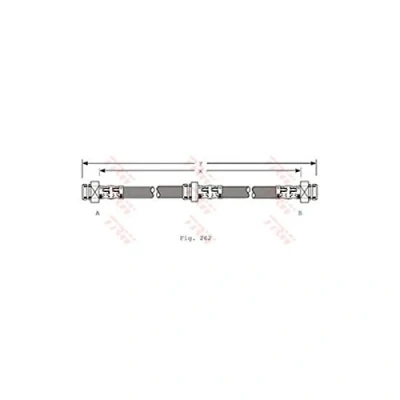 Imagen de TRW PHA366 Latiguillos de Freno 420 M10x1 SUZUKI: SWIFT 2