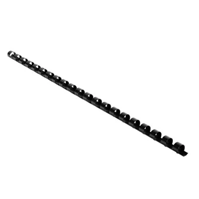 Imagen de Exacompta 75201E 1 caja de 100 carpetas espiral plástico 8 mm Negro