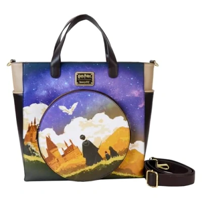 Imagen de Loungefly Mochila convertible y bolsa de mano Harry Potter