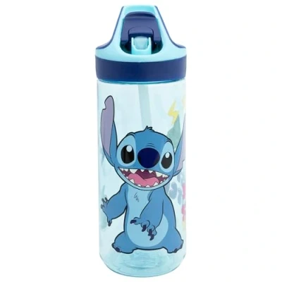 Imagen de Botella de agua infantil reutilizable ecozen 620 ml Stitch Palms